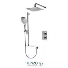 Tenzo DET32-20311-CR - Delano T-Box kit 2 functions thermo chrome finish