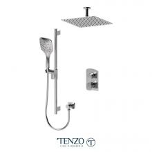 Tenzo DET32-21132-CR - Delano T-Box kit 2 functions thermo chrome finish