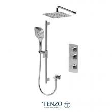 Tenzo DET42-20111-CR - Delano Extenza kit 2 functions thermo chrome finish