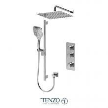 Tenzo DET42-20112-CR - Delano Extenza kit 2 functions thermo chrome finish