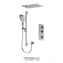 Tenzo DET42-22143-CR - Delano Extenza kit 2 functions thermo chrome finish