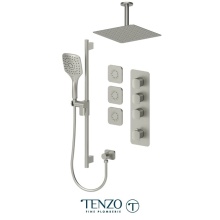 Tenzo DET43-511315-BN - Delano Extenza kit 3 functions thermo brushed nickel finish