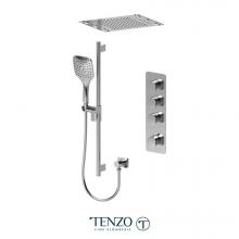 Tenzo DET43-55144-CR - Delano Extenza kit 3 functions thermo chrome finish