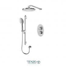 Tenzo FLT32-20114-CR - Fluvia T-Box kit 2 functions thermo chrome finish