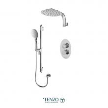 Tenzo FLT32-20119-CR - Fluvia T-Box kit 2 functions thermo chrome finish