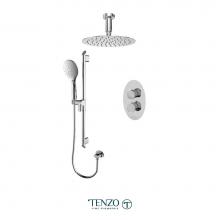 Tenzo FLT32-21131-CR - Fluvia T-Box kit 2 functions thermo chrome finish