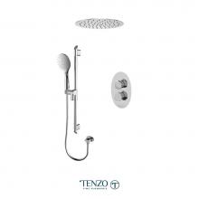 Tenzo FLT32-21163-CR - Fluvia T-Box kit 2 functions thermo chrome finish