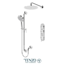 Tenzo PALT42-20112-CR - Paloma Extenza kit 2 functions thermo chrome