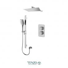 Tenzo QUT32-20110-CR - Quantum T-Box kit 2 functions thermo chrome finish