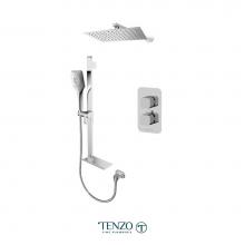 Tenzo QUT32-20310-CR - Quantum T-Box kit 2 functions thermo chrome finish