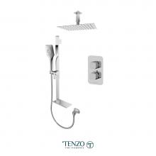 Tenzo QUT32-21330-CR - Quantum T-Box kit 2 functions thermo chrome finish