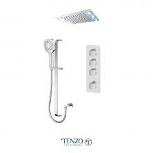 Tenzo F-QUT43-55244-CR - Trim for Slik Extenza kit 2 functions thermo chrome finish