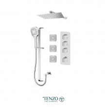 Tenzo QUT43-572158-CR - Quantum Extenza kit 3 functions thermo chrome finish