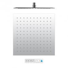 Tenzo SSTS-10-S-CR - Shwr head square 25x25cm (10in) stainless steel 2mm chrome