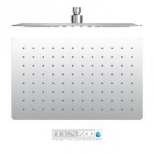 Tenzo SSTS-812-Q-CR - Shwr head 20x30cm (8x12in) stainless steel 2mm chrome