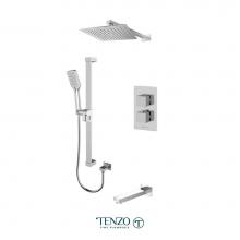 Tenzo SLT33-501145-CR - Slik T-Box kit 3 functions thermo chrome finish