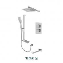 Tenzo SLT33-503115-CR - Slik T-Box kit 3 functions thermo chrome finish