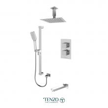 Tenzo SLT33-511315-CR - Slik T-Box kit 3 functions thermo chrome finish