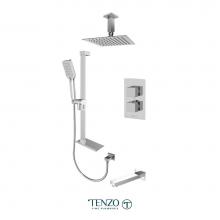 Tenzo SLT33-513315-CR - Slik T-Box kit 3 functions thermo chrome finish