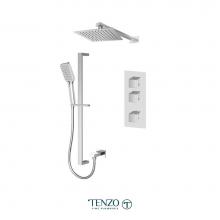 Tenzo SLT42-20216-CR - Slik Extenza kit 2 functions thermo chrome finish