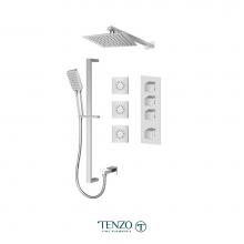 Tenzo SLT43-572168-CR - Slik Extenza kit 3 functions thermo chrome finish