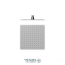 Tenzo SSTS-12-Q-CR - Shwr head square with round corners30x30cm (12'') stainless steel 2mm chrome