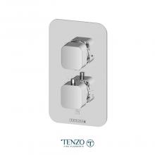 Tenzo F-QUT33-CR - T-Box valve trims thermo. 3 functions diverter chrome