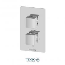 Tenzo F-SLT32-CR - T-Box valve trims thermo. 2 functions diverter chrome