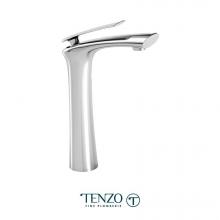 Tenzo FL12-CR - Fluvia single hole tall lavatory faucet chrome