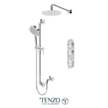 Tenzo PALT42-20111-CR - Paloma Extenza kit 2 functions thermo chrome