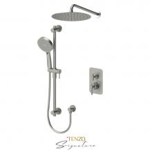 Tenzo F-BEPB32-20112-C-BN-MB - T-Box kit 2 fcts thermo Bellacio-C brushed nickel  / matte black