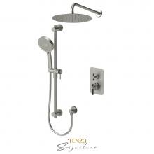 Tenzo BET32-20112-F-BN-MB - T-Box kit 3 fcts pres bal Bellacio-F brushed nickel  / matte black