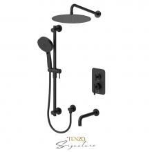 Tenzo F-BET33-501125-C-MB - T-Box valve 3 fcts thermo Bellacio-C matte black
