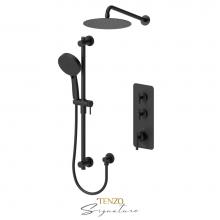 Tenzo F-BET42-20111-F-MB - Trim for Extenza kit 2 fcts thermo Bellacio-F matte black