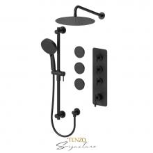Tenzo F-BET43-571112-F-MB - Extenza valve 3 fcts thermo Bellacio-F matte black