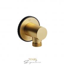 Tenzo HC-312-C-BG-MB - Wall supply elbow Bellacio-C brushed gold/ matte black