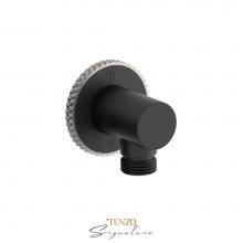 Tenzo HC-312-C-MB-BN - Wall supply elbow Bellacio-C matte black/ brushed nickel