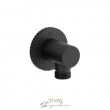 Tenzo HC-312-C-MB - Wall supply elbow Bellacio-C matte black