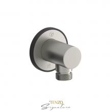 Tenzo HC-312-F-BN-MB - Wall supply elbow Bellacio-F brushed nickel/ matte black