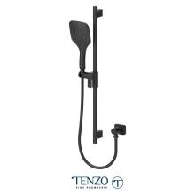 Tenzo KRD-35188-MB - Sliding bar kit with elbow matte black