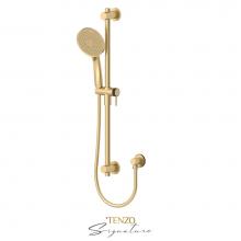 Tenzo KRD-362712-C-BG-MB - Sliding bar kit Bellacio-C brushed gold/ matte black