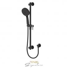 Tenzo KRD-362712-C-MB-CR - Sliding bar kit Bellacio-C matte black/ chrome