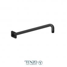 Tenzo SA-608-MB - Shwr arm wall mount 40cm (16in) matte black
