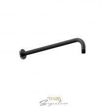 Tenzo SA-612-C-MB-CR - Wall mount shwr arm Bellacio-C matte black/ chrome