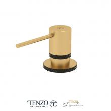 Tenzo SD-BE-01-C-BG-MB - Soap dispenser Bellacio brushed gold / matte black