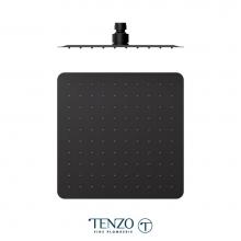 Tenzo SSTS-10-Q-MB - AirBoost shwr head square 25x25cm (10in) matte black