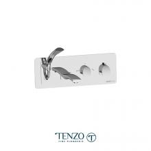 Tenzo F-NUT73-CR - Trim For Wall Mount Tub Faucet With Retractable Hose Nuevo Chrome