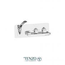 Tenzo NUT74-CR - Wall Mount Tub Faucet With Swivel Spout Nuevo Chrome