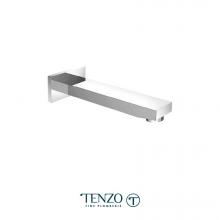 Tenzo BS-304-CR - Wall mount spout 19cm (7-1/2in) brass chrome