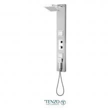 Tenzo TZST-13-S9/B36 - Shower Col. Stainless Steel [Sh. Head 2 Jets Diverter Spout] Thermo./Diverter Brushed